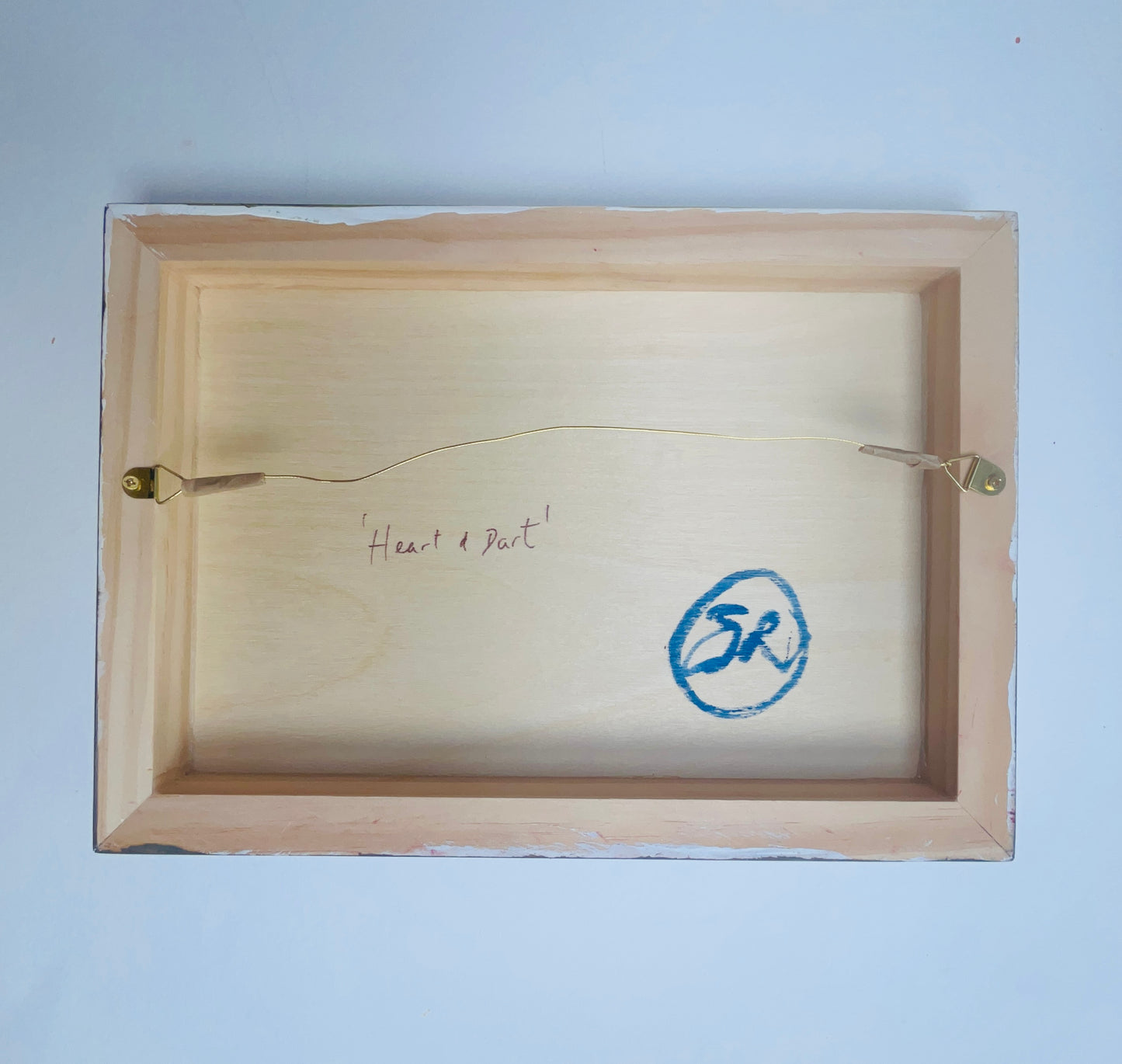 Heart & Dart Moth Original oil painting