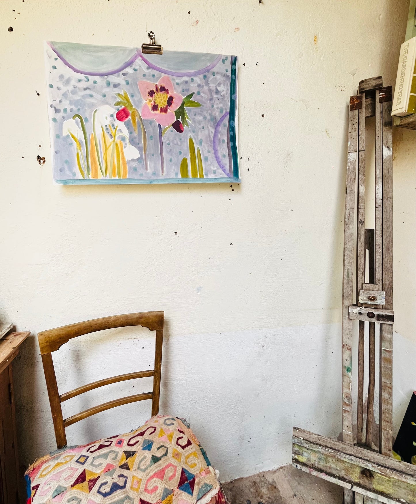 It Begins with Spring original painting on paper