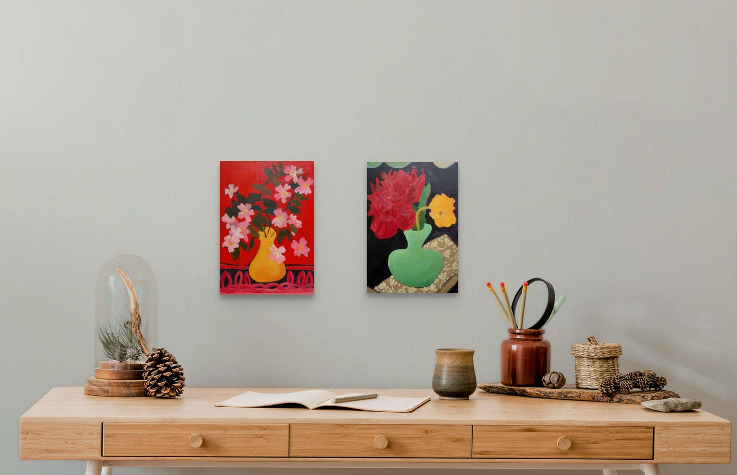 Wild Rose original oil painting