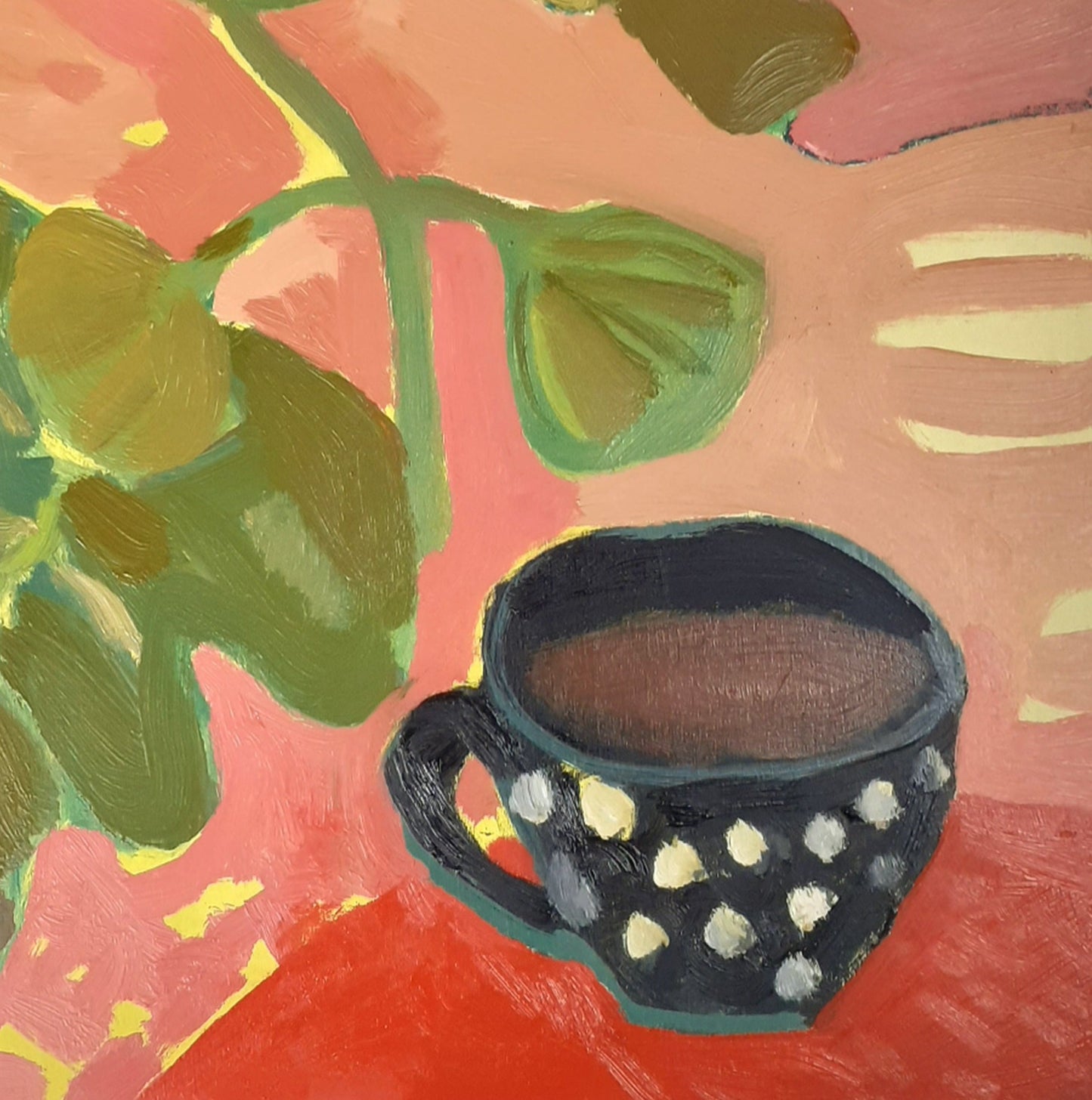 Figs & Coffee Original oil painting