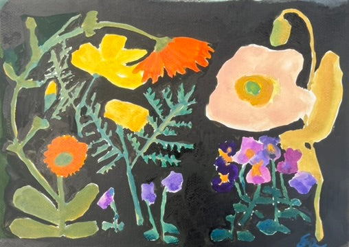 Together  original painting on paper