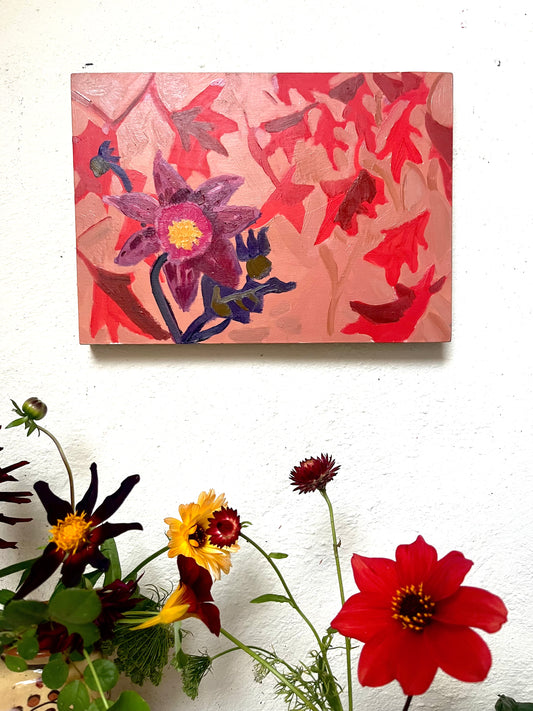 Red Garden  oil painting