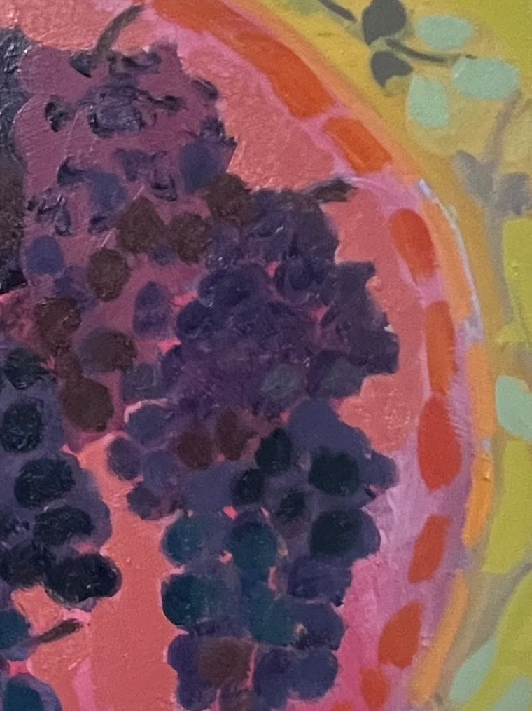 My Friends Grapes oil painting
