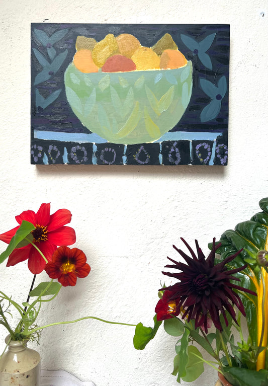 Fruit Bowl oil painting