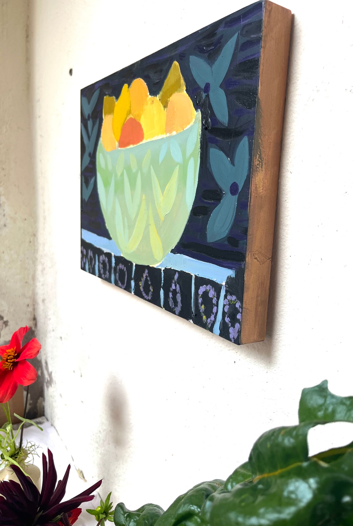 Fruit Bowl oil painting
