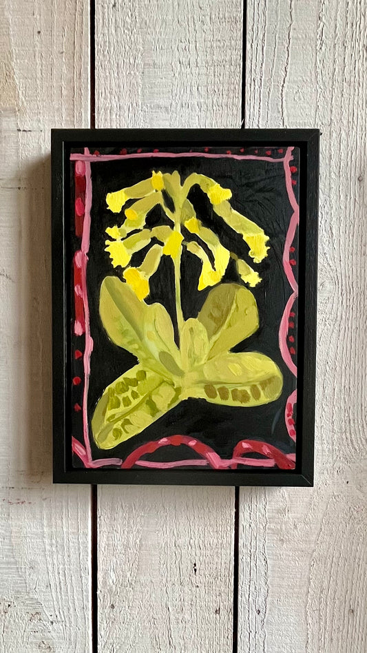 Cowslip original oil painting