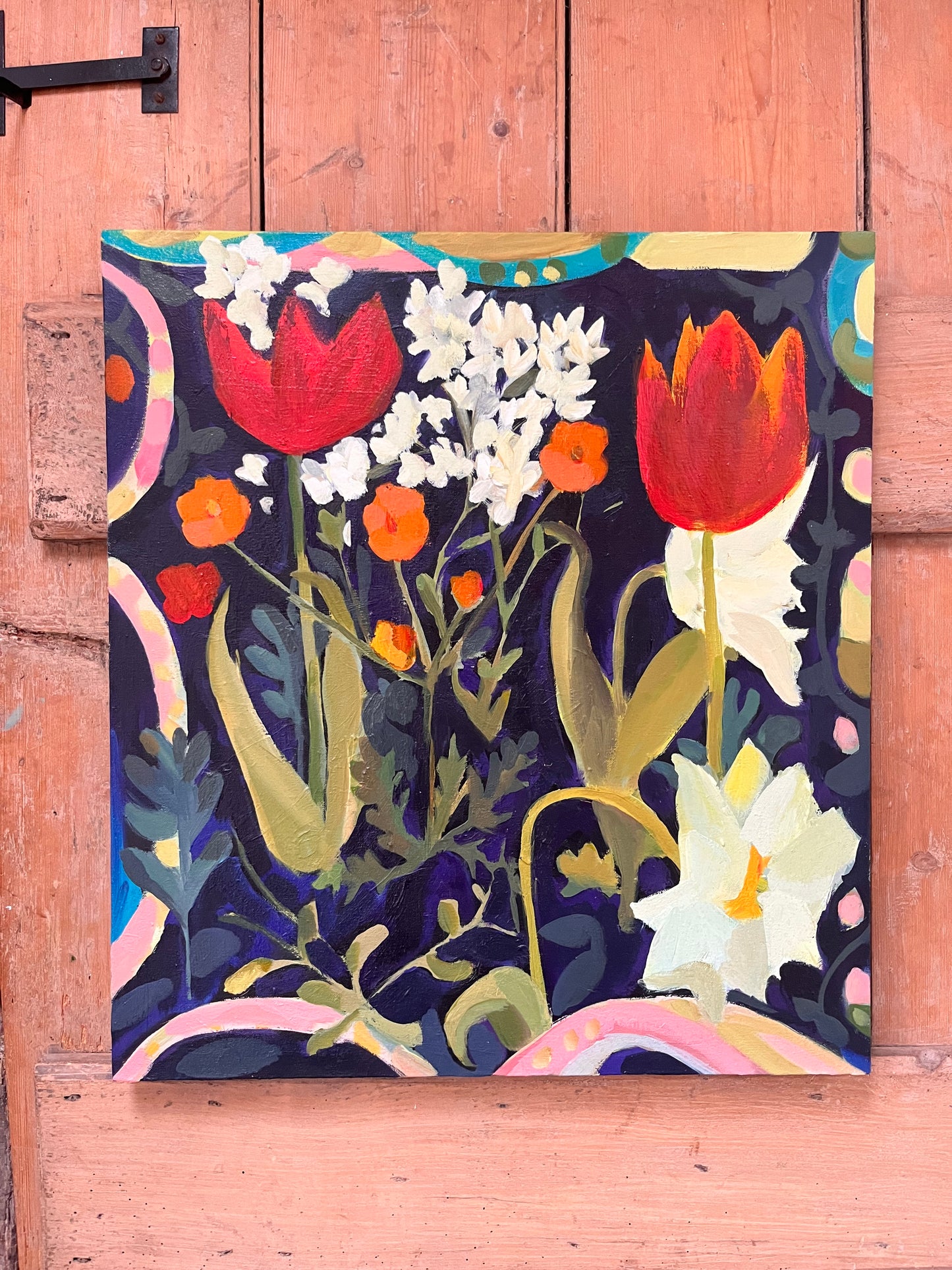 Spring Garden  Original oil on canvas