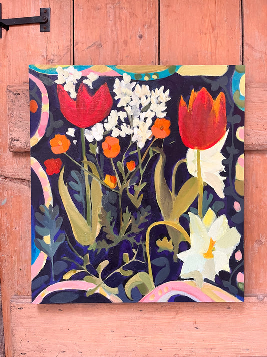 Spring Garden  Original oil on canvas