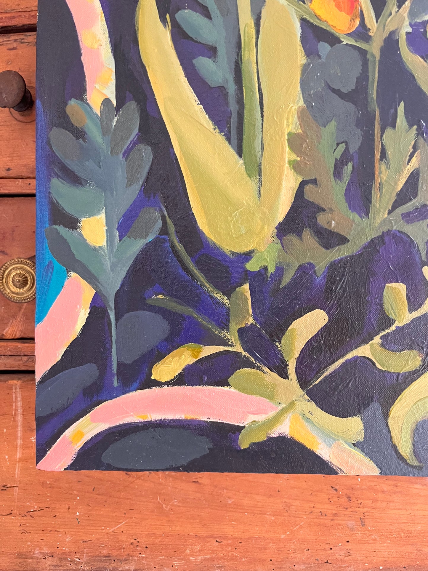 Spring Garden  Original oil on canvas