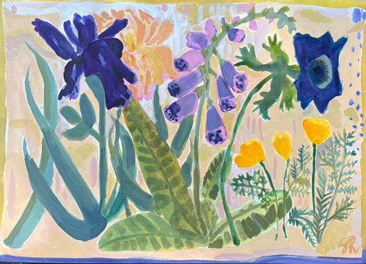 Summer Song original painting on paper