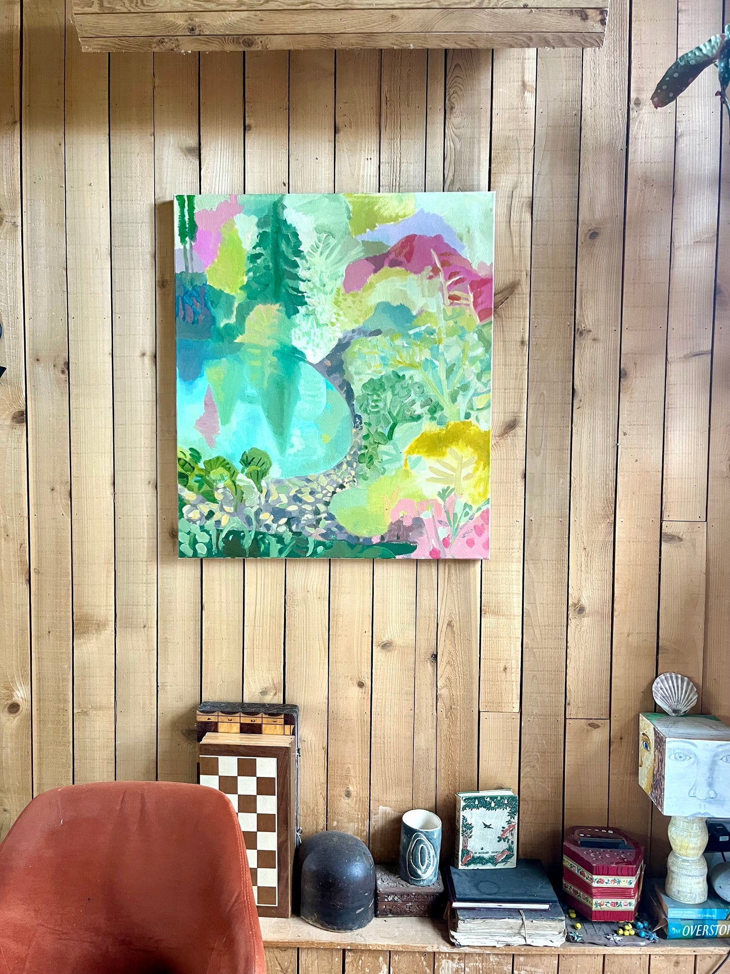 Halcyon Days original oil painting