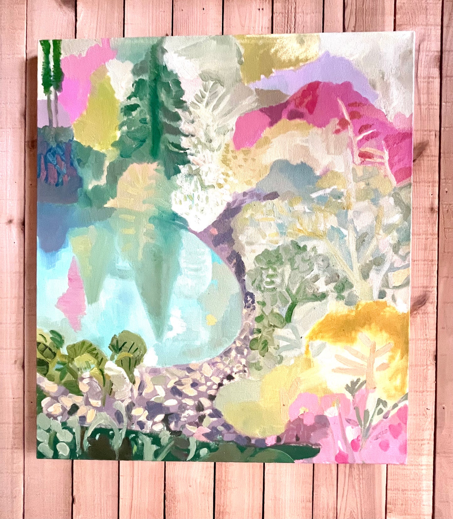 Halcyon Days original oil painting