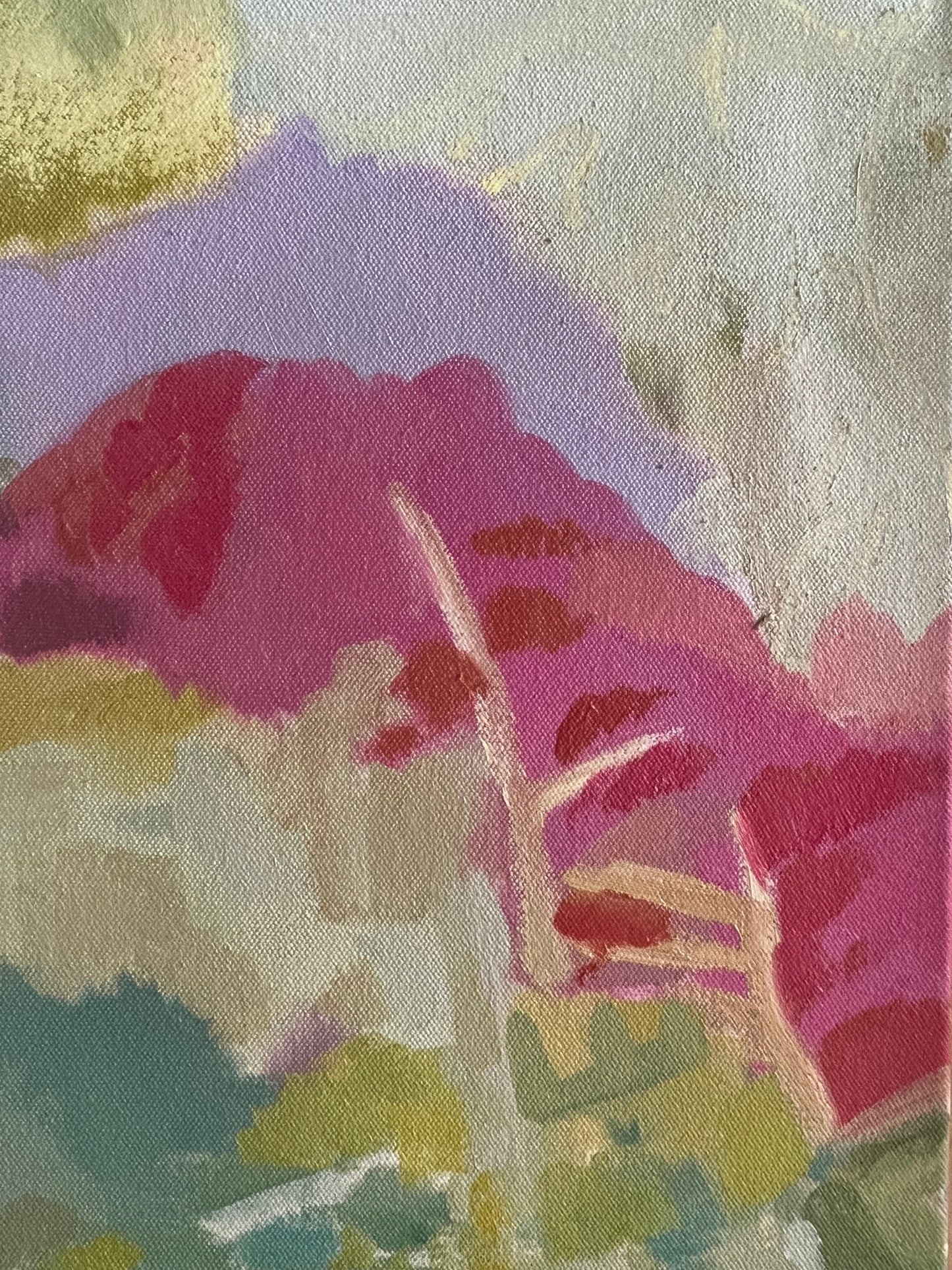 Halcyon Days original oil painting